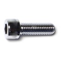 Midwest Fastener M10-1.50 Socket Head Cap Screw, Chrome Plated Steel, 30 mm Length, 10 PK 74443